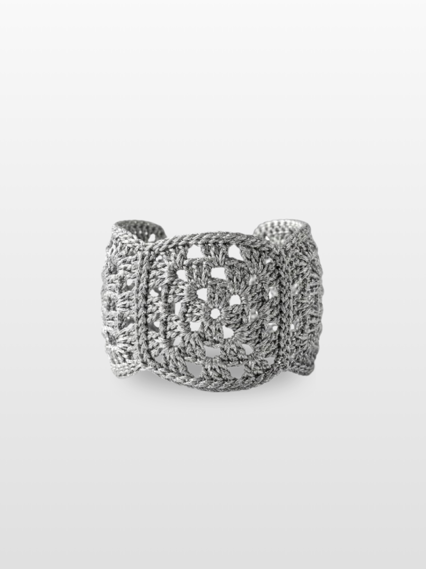 Brazalete de Crochet Hecho a Mano