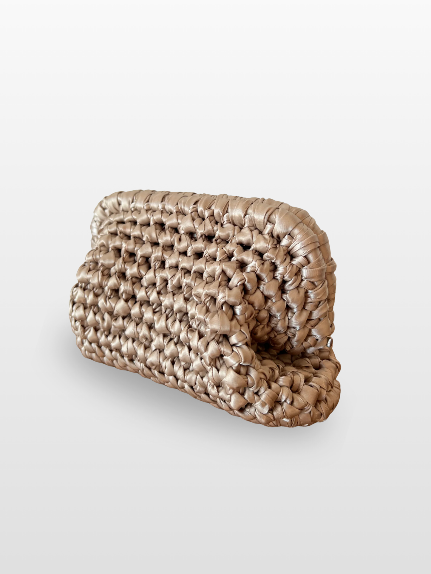 Bolso Carmen de Crochet en Raso para Boda