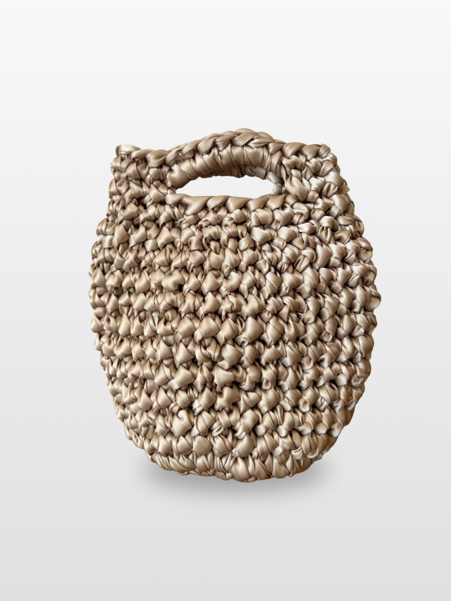 Bolso Rocío de Crochet en Raso para Invitada
