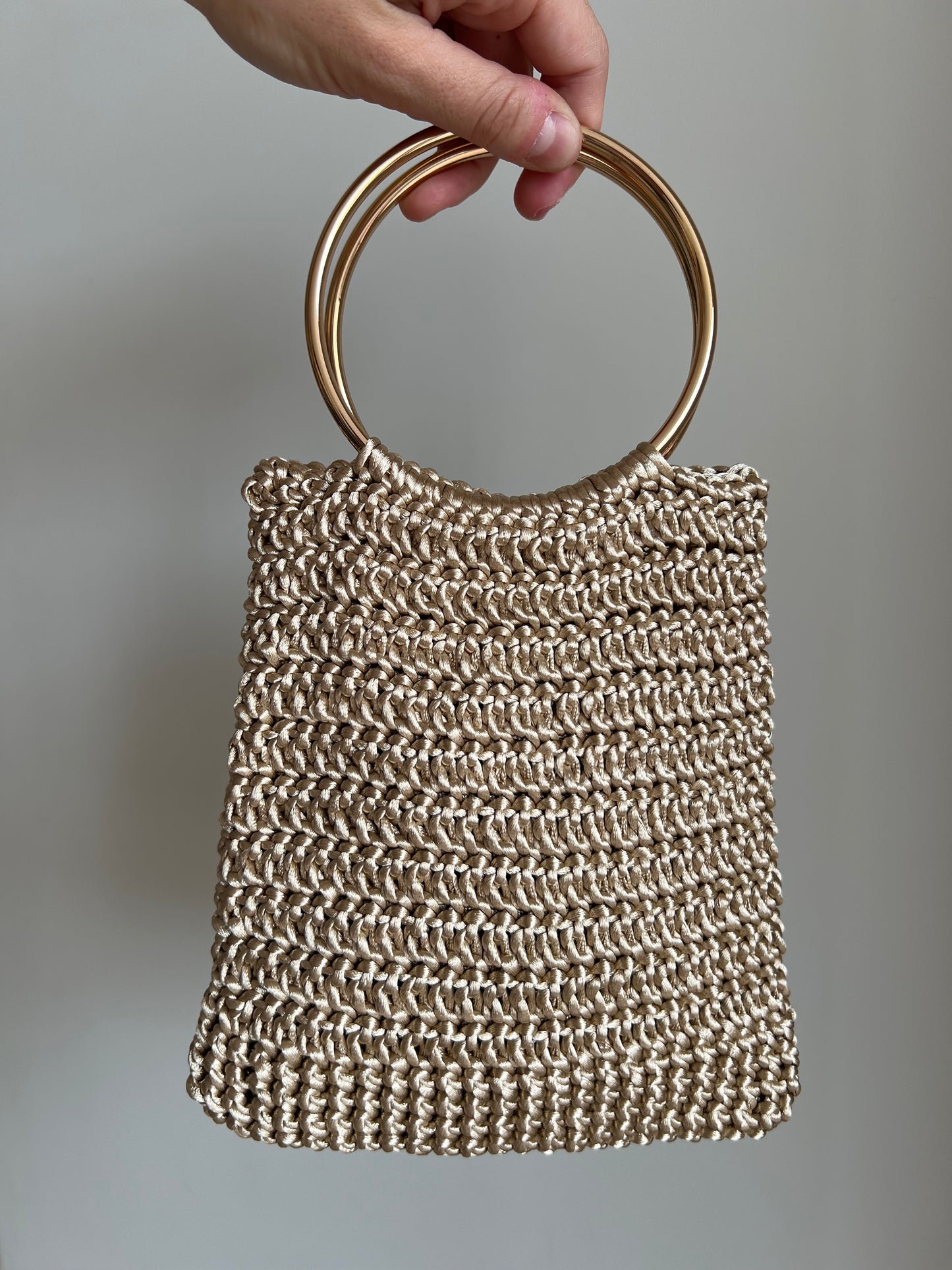 Bolso Pilar de Seda Hecho a Mano
