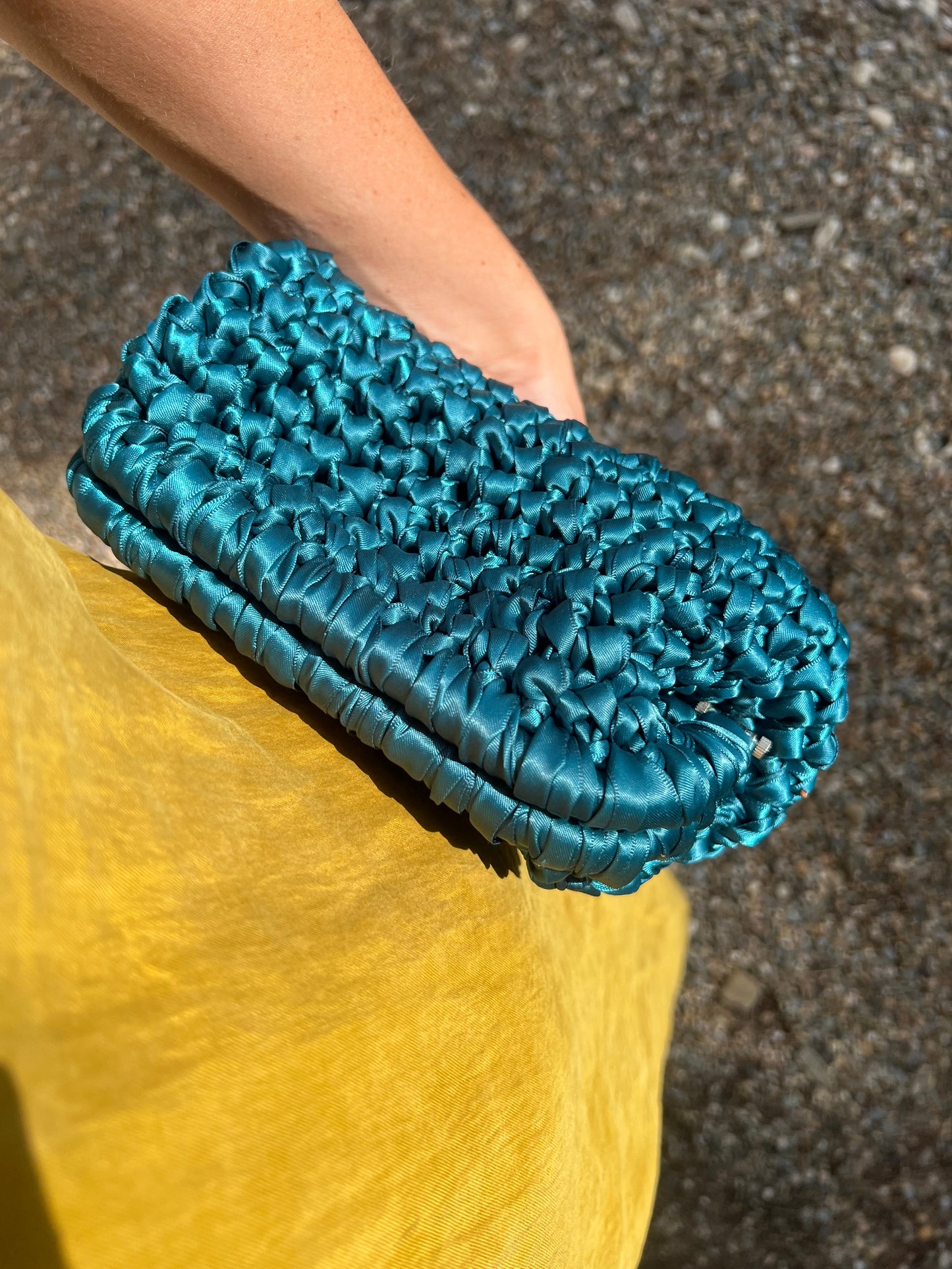 Bolso Carmen XL en Raso para Invitada