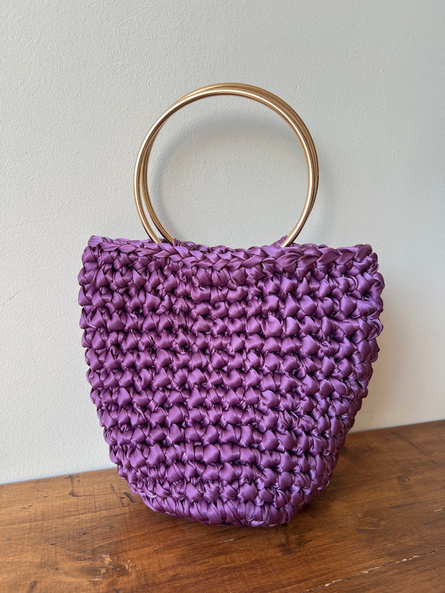 Bolso fiesta Maria Capazo con Asa Dorada