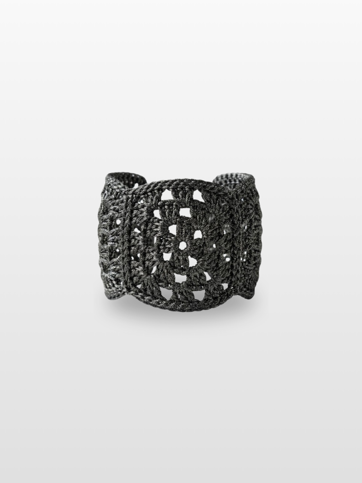 Brazalete de Crochet Hecho a Mano