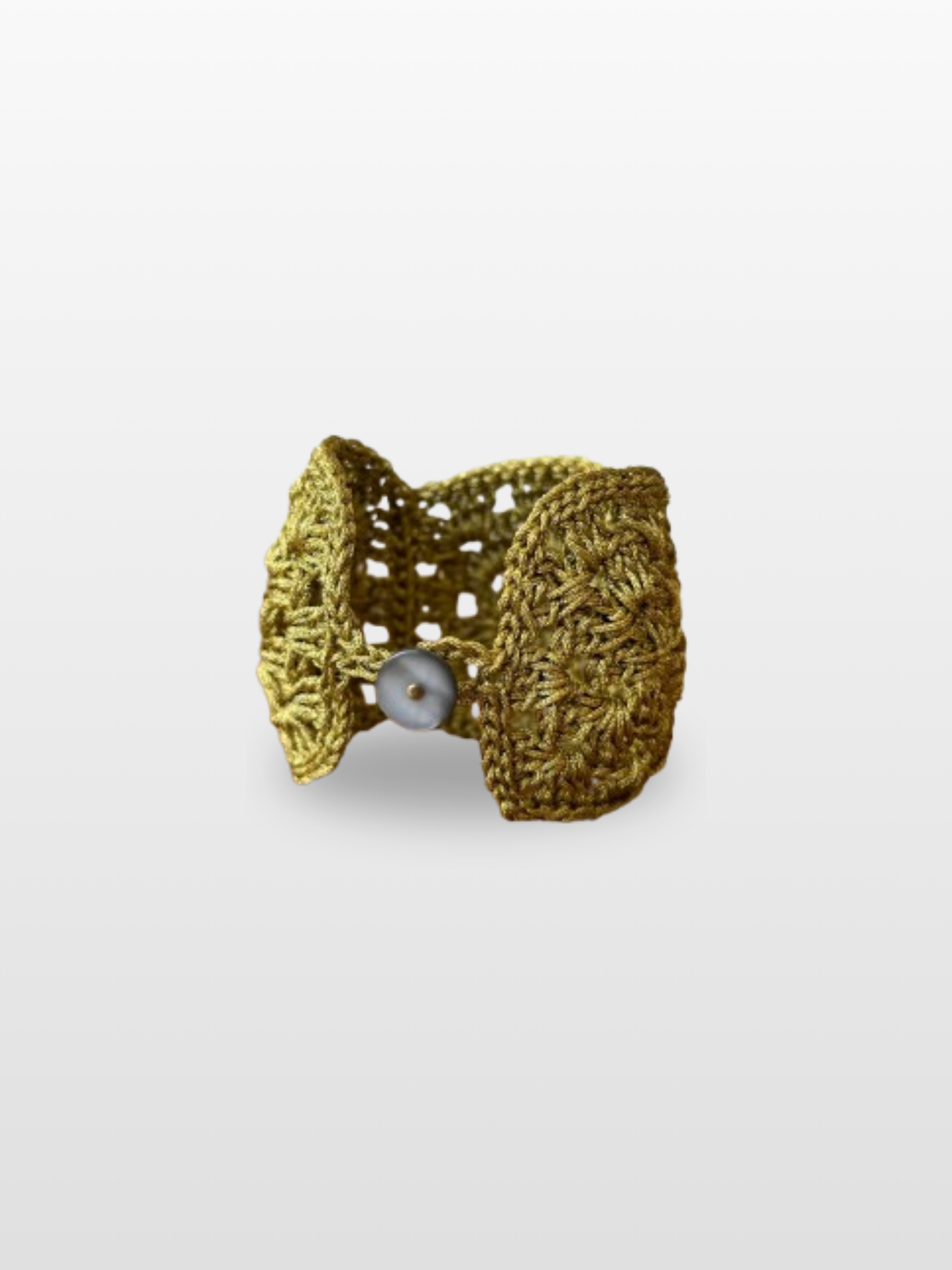 Brazalete de Crochet Hecho a Mano