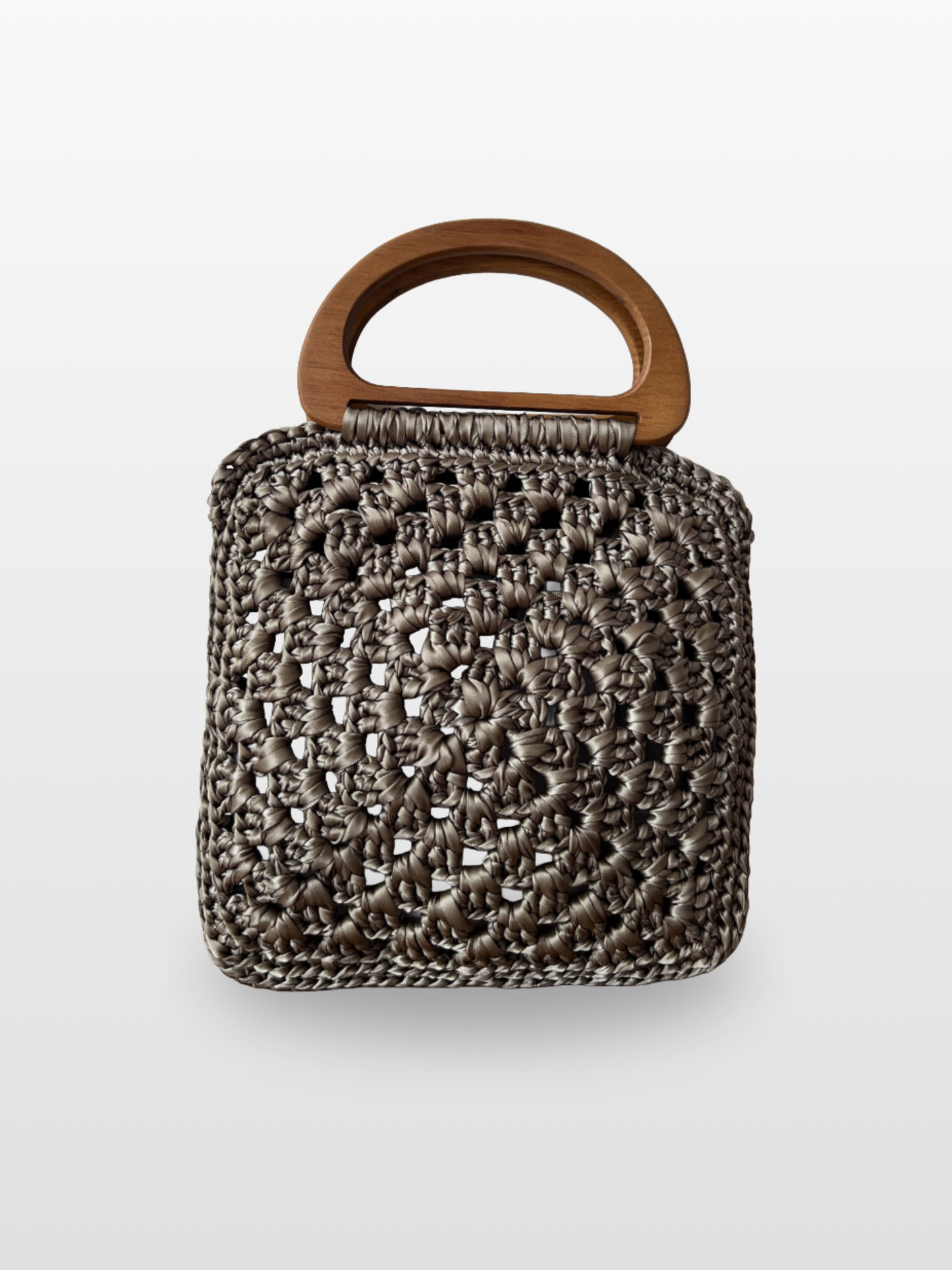 Bolso Artesanal Ana con Asa de Madera