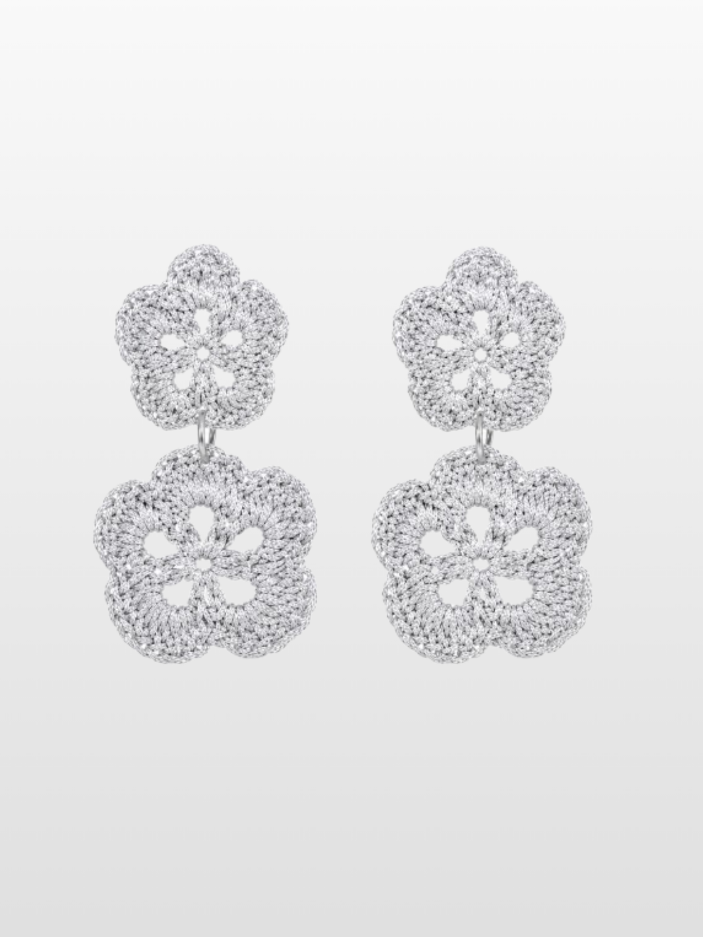 Pendientes de Crochet Flor