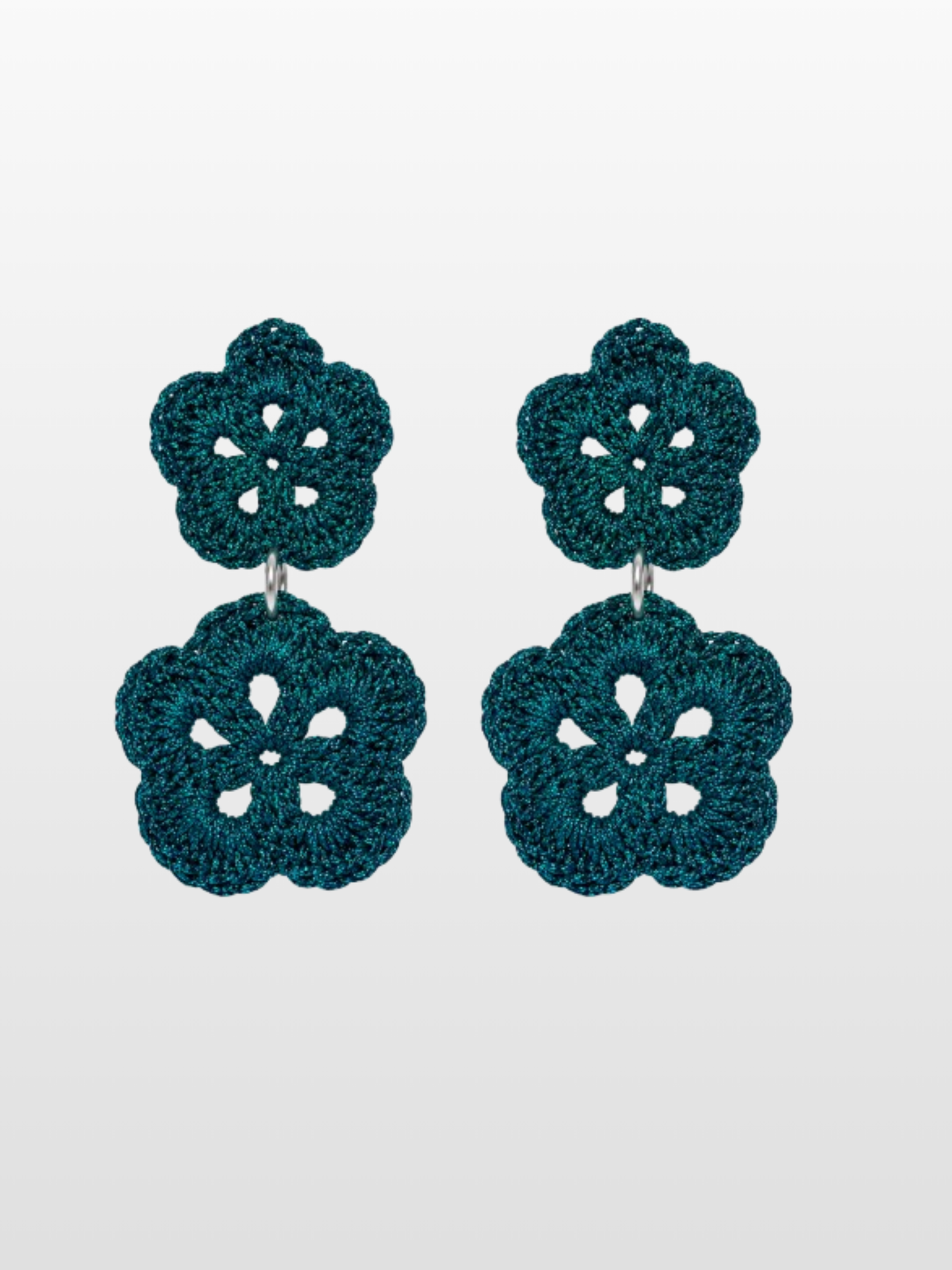Pendientes de Crochet Flor