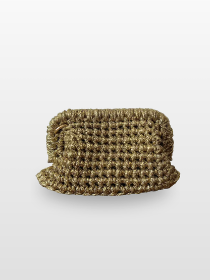 Bolso de Crochet fiesta Carmen Metalizado