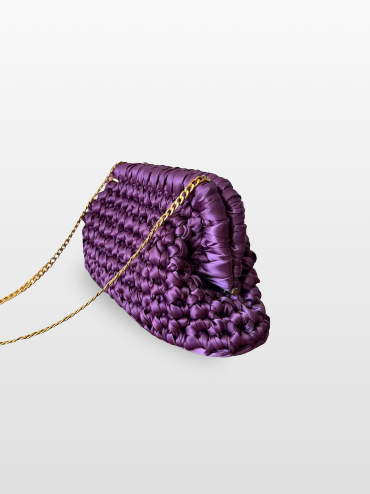 Bolso Carmen de Crochet en Raso para Boda