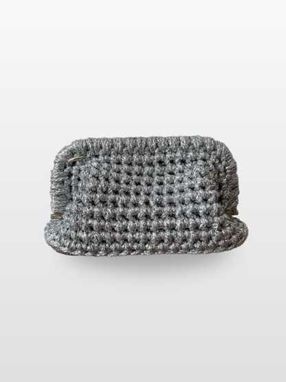 Bolso de Crochet fiesta Carmen Metalizado