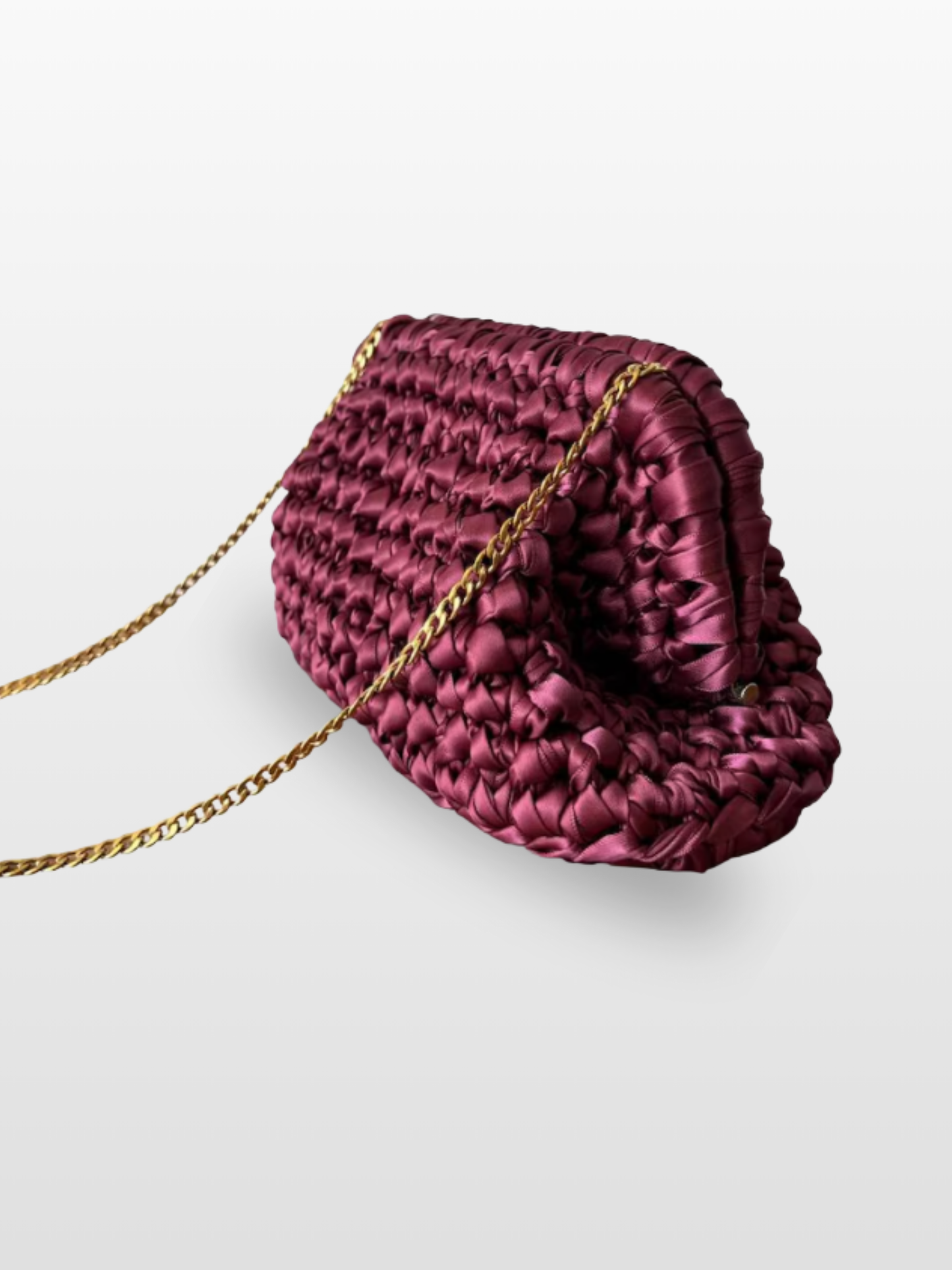 Bolso Carmen de Crochet en Raso para Boda