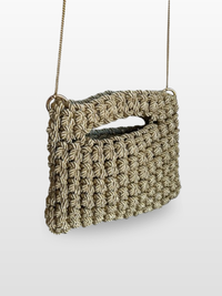 Bolso Dolores de Cuerda Satinada para Fiesta