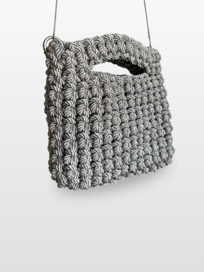 Bolso Dolores de Cuerda Satinada para Fiesta