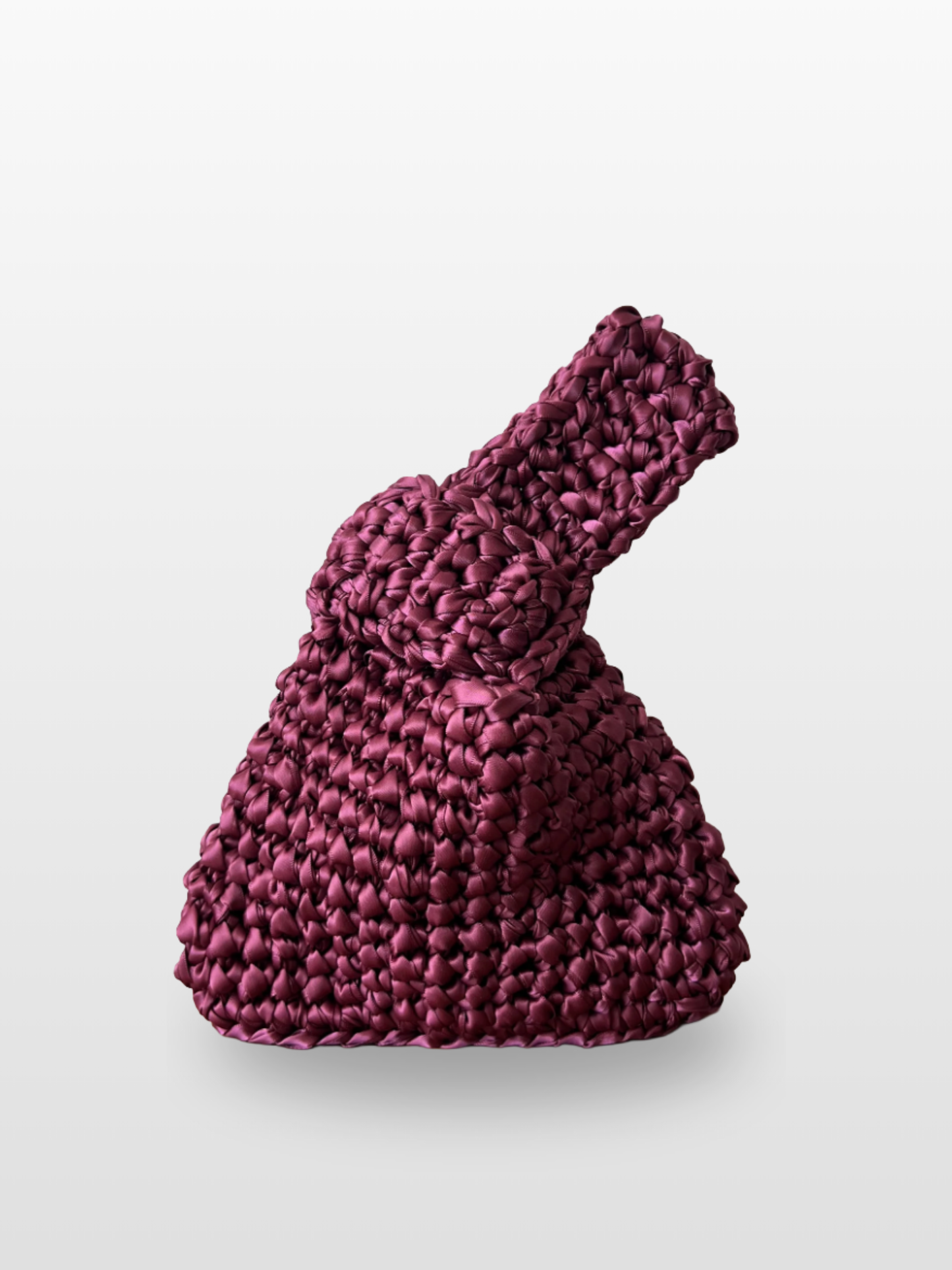 Bolso Akita de Crochet en Raso para Boda