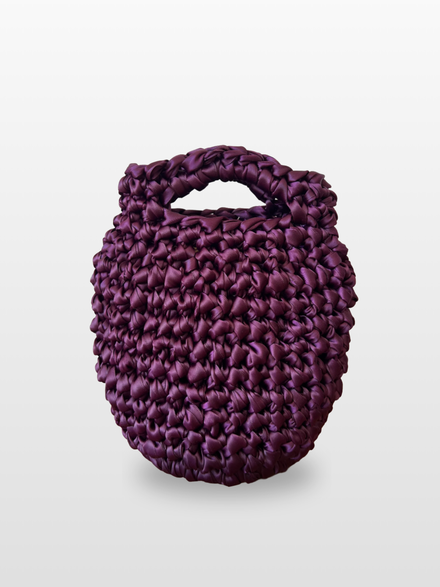 Bolso Rocío de Crochet en Raso para Invitada
