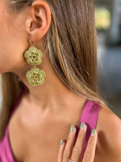 Pendientes flor