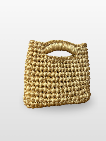 Bolso Dolores Crochet en Raso