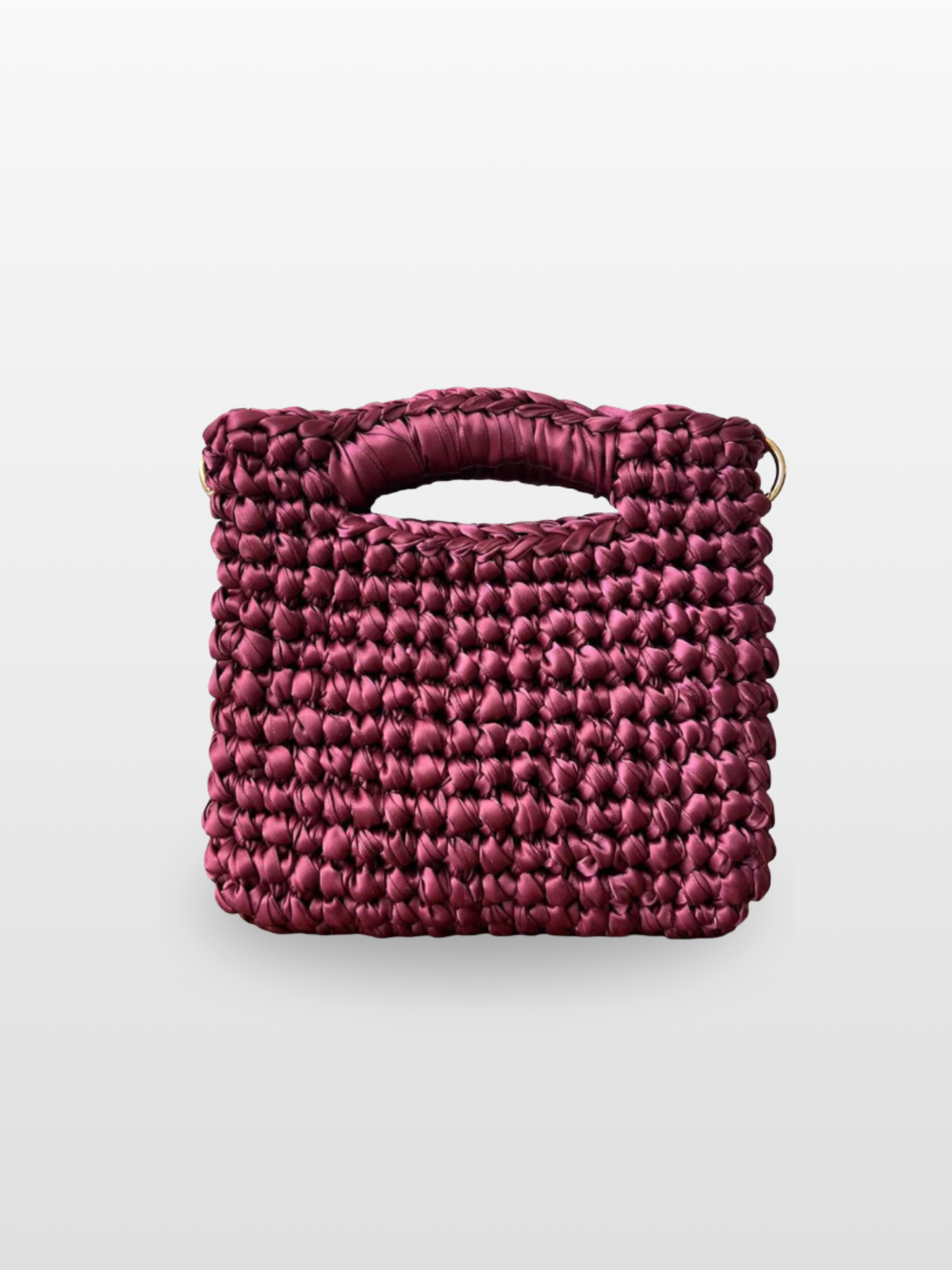 Bolso Dolores Crochet en Raso