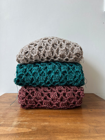 Chal lentejuela Madremia 100% Merino