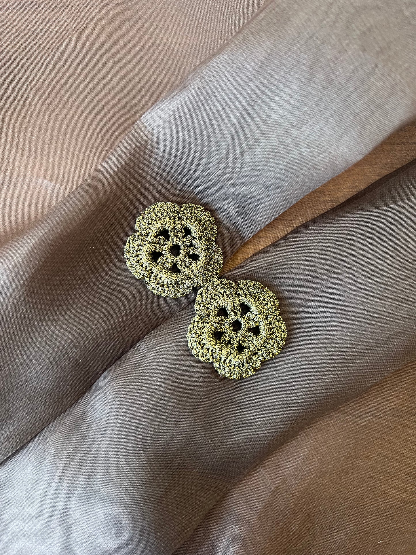 Estola organza de seda