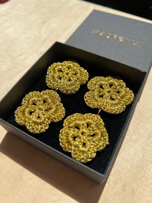 Pendientes flor