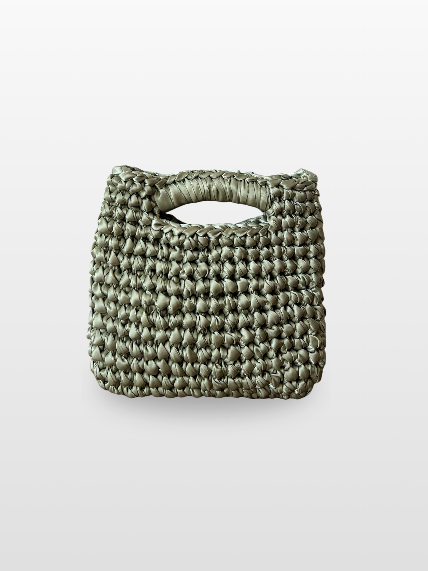 Bolso Dolores Crochet en Raso