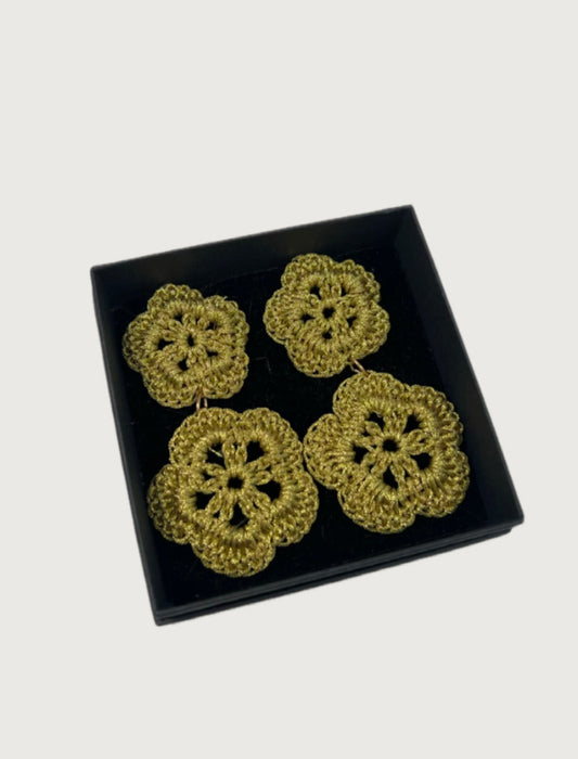 Pendientes flor