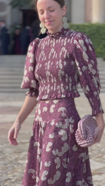 Estola terciopelo de seda